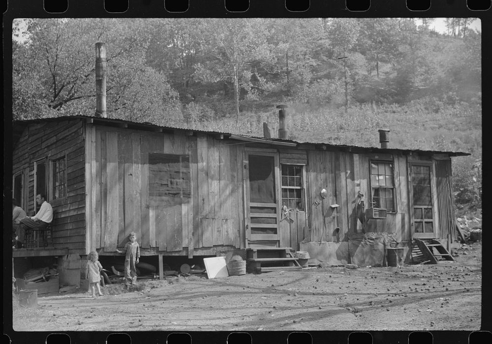 Home of old and sick mine foreman and WPA (Works Progress Administration) worker and their families, Charleston, West…