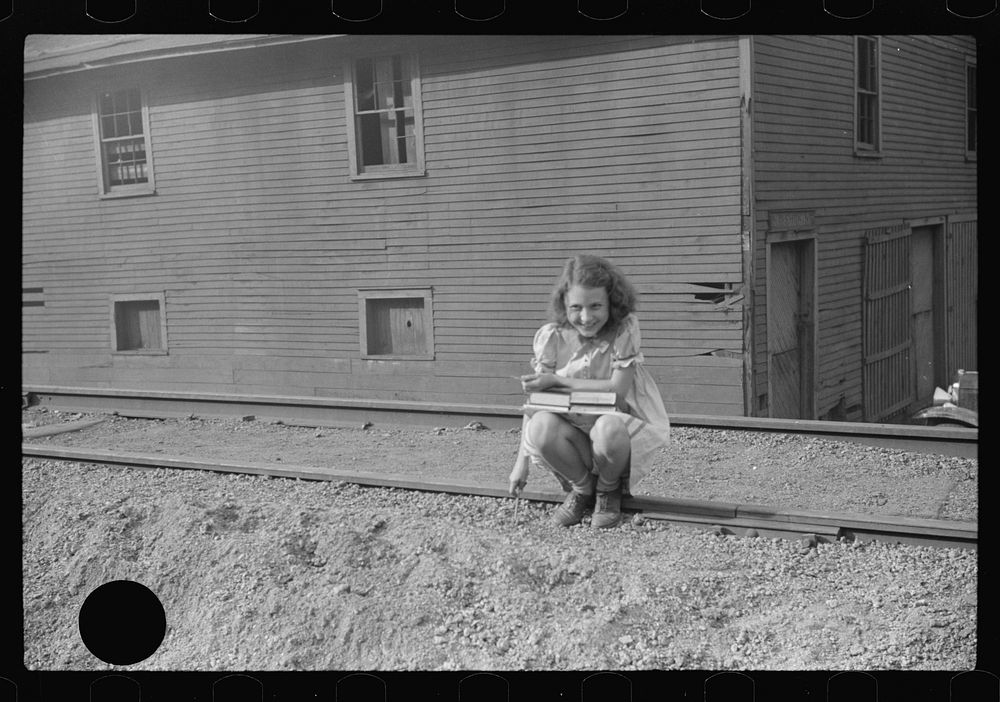 [Untitled photo, possibly related to: Miners' children going home from store and post office, Omar, West Virginia]. Sourced…