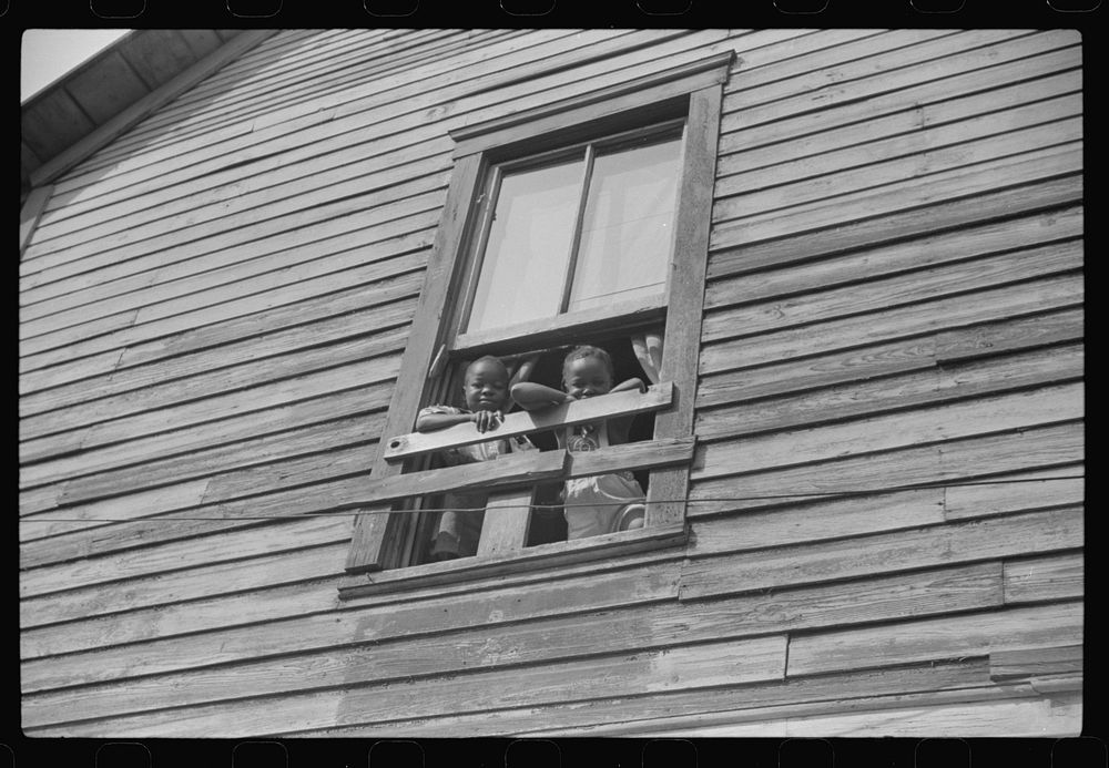 African American family's home, Charleston, West Virginia. Sourced from the Library of Congress.