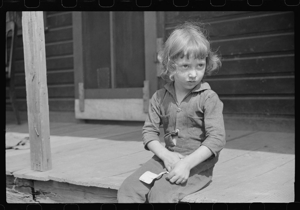 Child of coal miner, Jere, Scotts Run, West Virginia. Sourced from the Library of Congress.