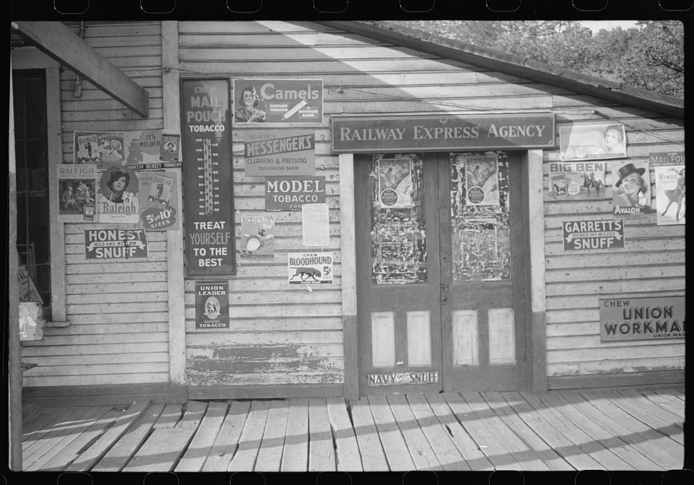 [Untitled photo, possibly related to: Storefront, coal mining camp, Scotts Run, West Virginia]. Sourced from the Library of…
