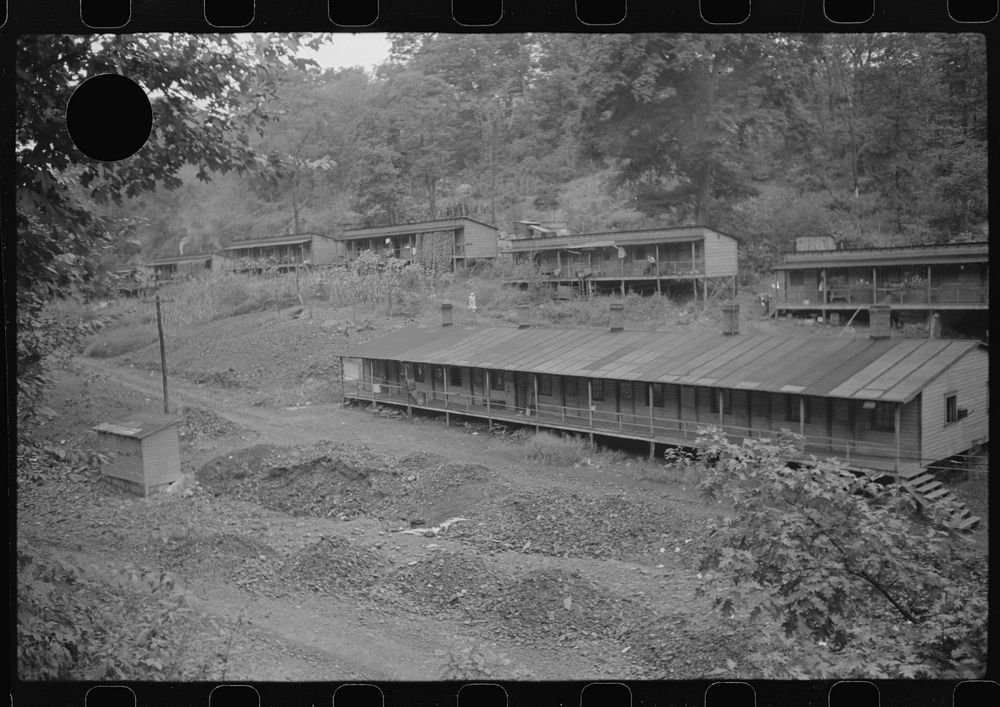 [Untitled photo, possibly related to: Coal miner's home, company house, the "Patch," Cassville, West Virginia]. Sourced from…