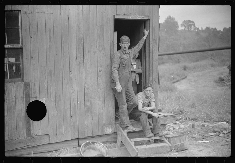 [Untitled photo, possibly related to: Former coal miner, worked twelve years for Chaplin Coal Company as hand loader. He and…
