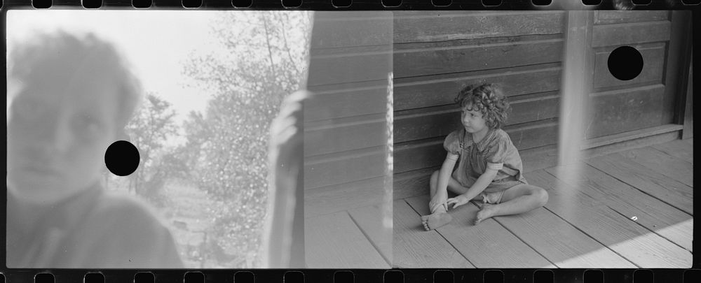 [Untitled photo, possibly related to: Coal miner's children, abandoned mining town, Jere, West Virginia]. Sourced from the…