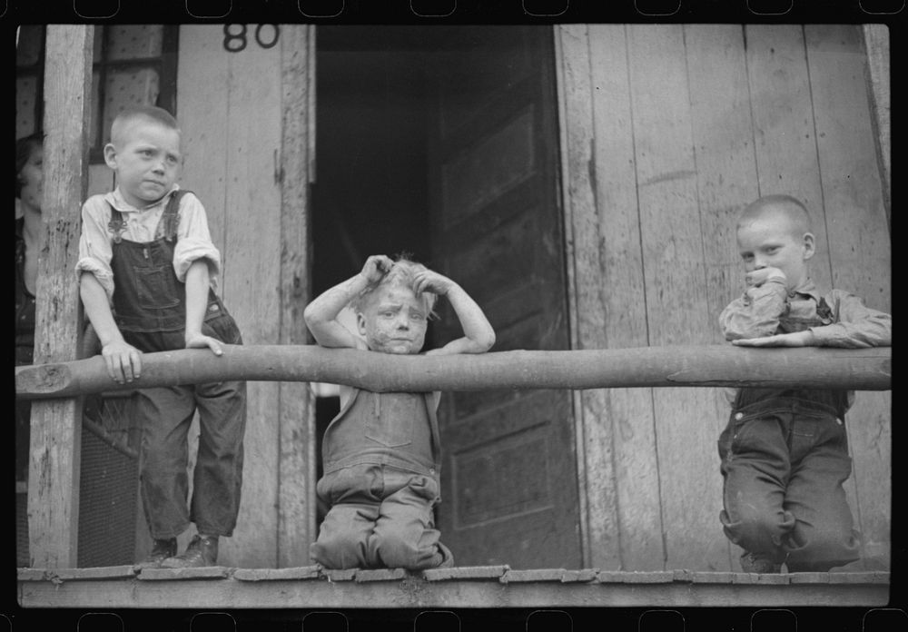 Coal miner's children, Pursglove, West Virginia by Marion Post Wolcott