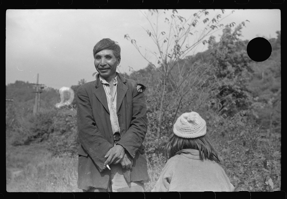 [Untitled photo, possibly related to: Mexican coal miner and child. Bertha Hill, Scotts Run, West Virginia]. Sourced from…