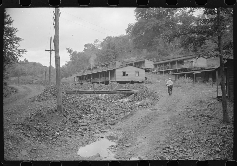 Coal miners' homes, company houses, | Free Photo - rawpixel