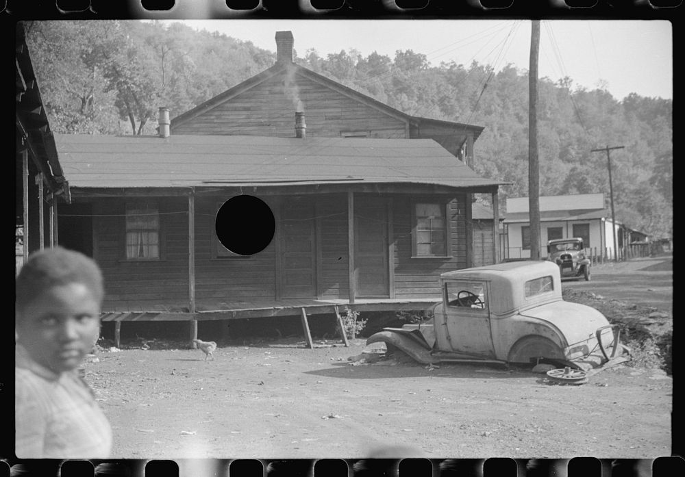 [Untitled photo, possibly related to: Miners' homes, abandoned town, Jere, West Virginia]. Sourced from the Library of…
