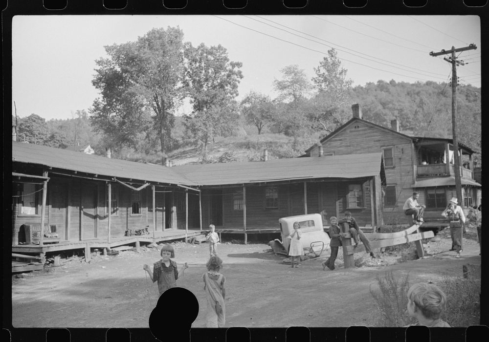 [Untitled photo, possibly related to: Miners' homes, abandoned town, Jere, West Virginia]. Sourced from the Library of…