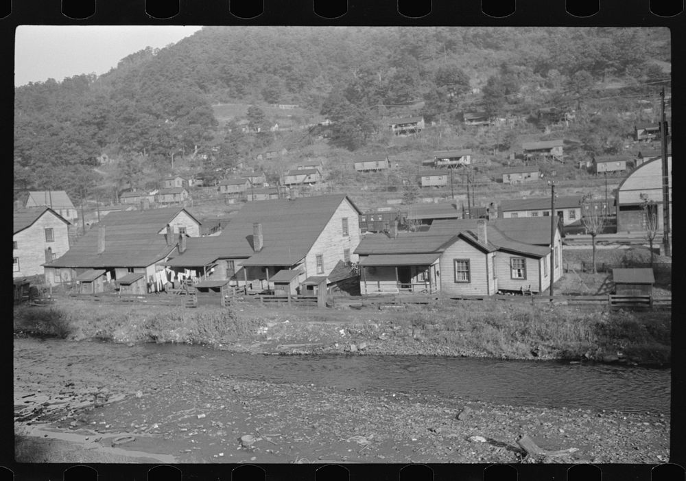 Coal mining town in Welch, Bluefield section of West Virginia. Sourced from the Library of Congress.