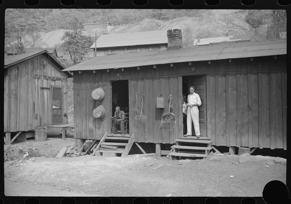 [Untitled photo, possibly related to: Homes of men who work on coke ovens, Longacre, West Virginia]. Sourced from the…