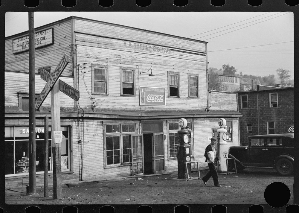 [Untitled photo, possibly related to: Company store, Osage, West Virginia. Sack of flour in A&P. In same town costs sixty…