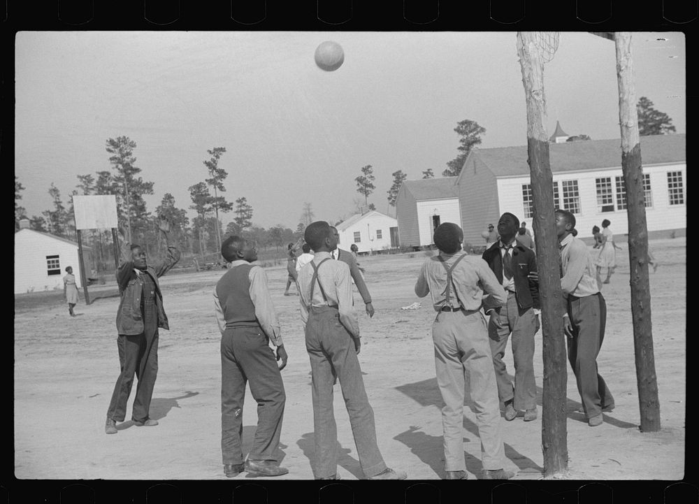 [Untitled photo, possibly related to: Students at FSA (Farm Security Administration) project school, Prairie Farms…