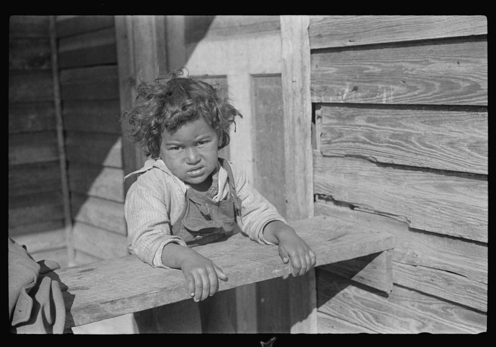 Child near Pembroke Farms, North Carolina by Marion Post Wolcott
