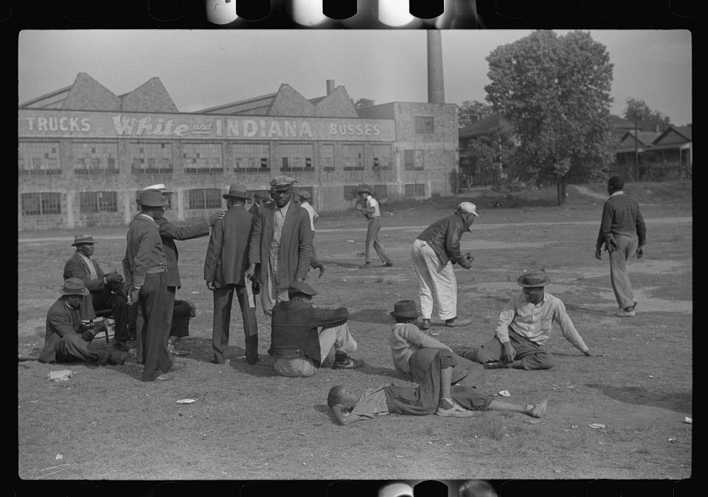 Baseball game, Atlanta, Georgia. Sourced from the Library of Congress.