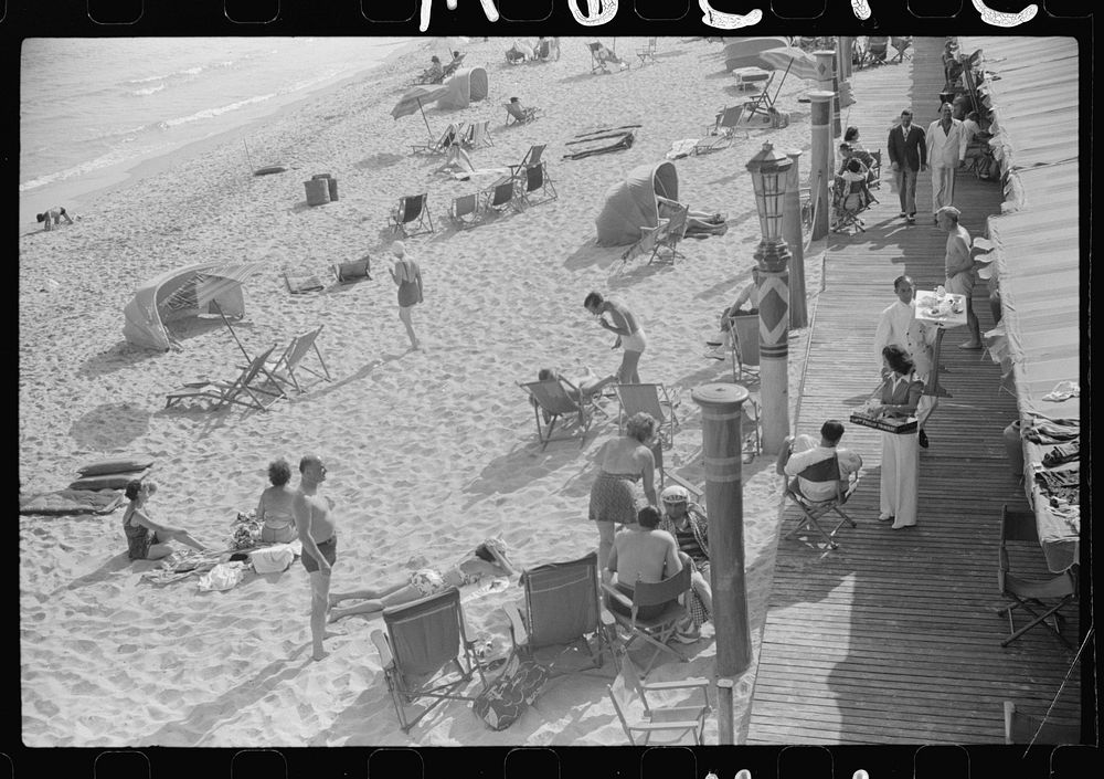 [Untitled photo, possibly related to: June in January, Miami Beach, Florida]. Sourced from the Library of Congress.