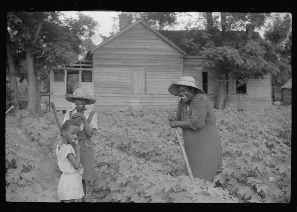 [Untitled photo, possibly related to: Two of Pauline Clyburn's children, rehabilitation borrowers, Manning, Clarendon…