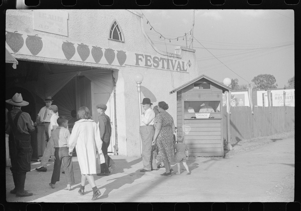 [Untitled photo, possibly related to: Plant City, Florida, strawberry festival and carnival]. Sourced from the Library of…
