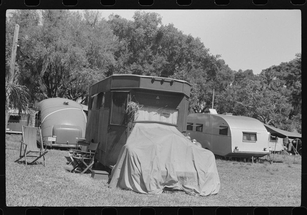 Dade City tourist camp, Florida. Sourced from the Library of Congress.