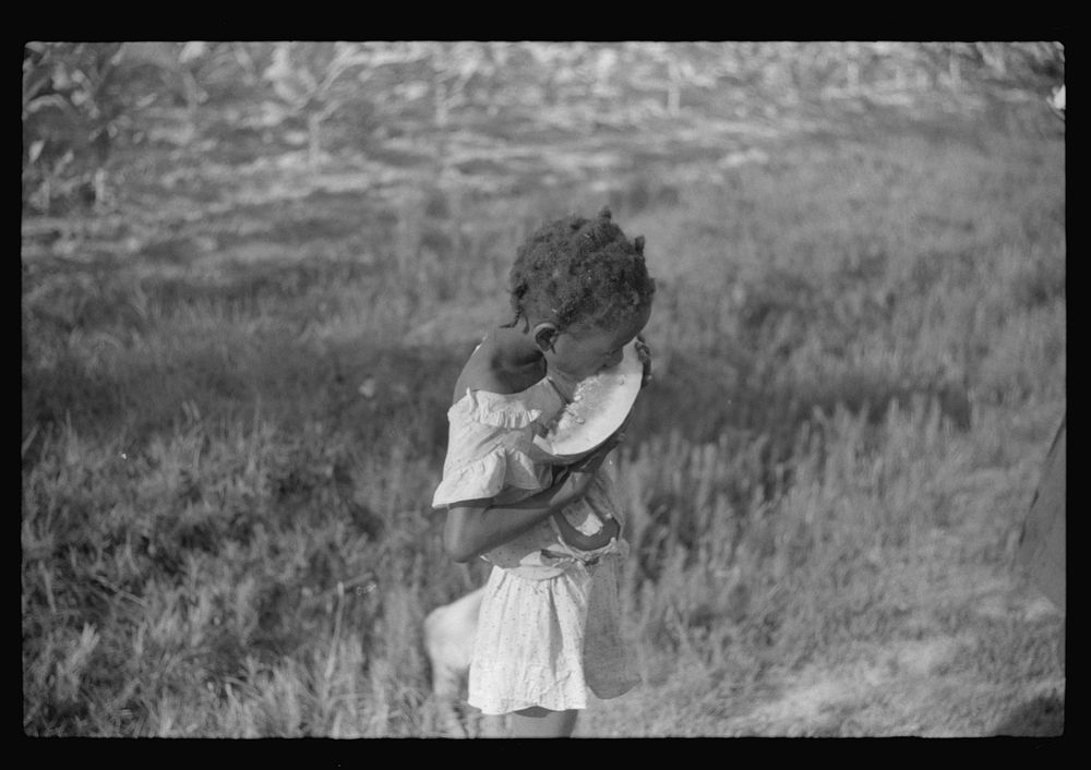 [Untitled photo, possibly related to: One of Pauline Clyburn's children, rehabilitation borrower, Manning, Clarendon County…