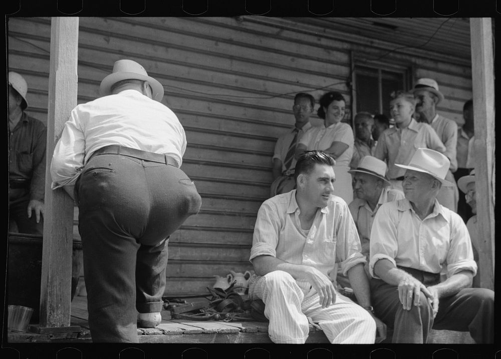 [Untitled photo, possibly related to: Spectators at auction sale of house and household goods, York County, Pennsylvania].…