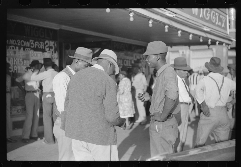 [Untitled photo, possibly related to: Saturday afternoon, Lexington, Holmes County, Mississippi Delta, Mississippi]. Sourced…