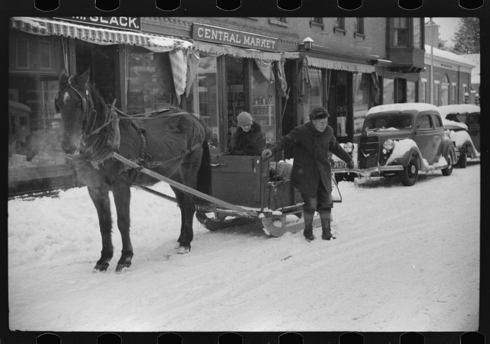 Mr. G.W. Clarke coming to town to sell butter on Saturday. Woodstock, Vermont. He is seventy-one years old and has always…
