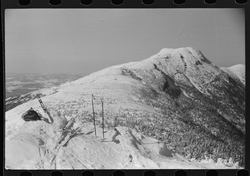 Mount Mansfield, Vermont. Sourced from the Library of Congress.