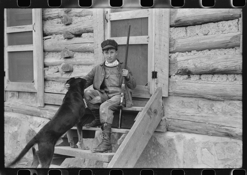 [Untitled photo, possibly related to: FSA (Farm Security Administration) borrower's son who had just returned from hunting.…