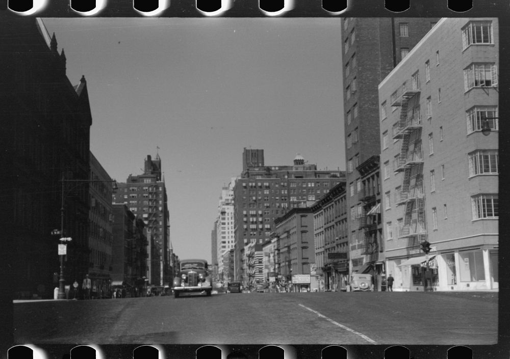 [Untitled photo, possibly related to: New York City, East Side, Sunday morning]. Sourced from the Library of Congress.