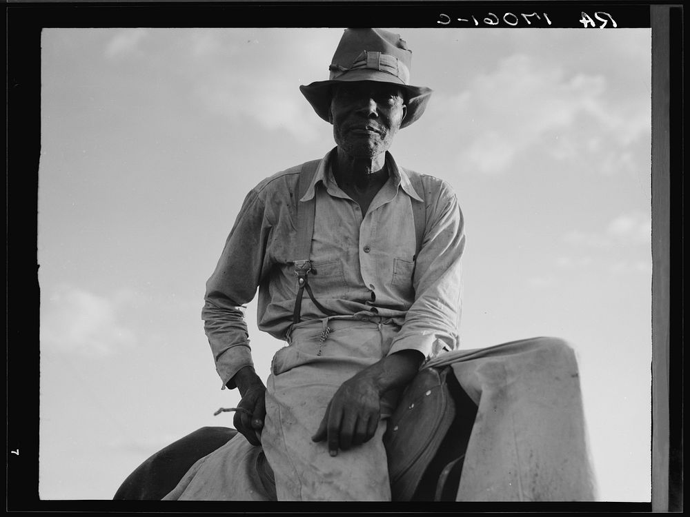 The riding boss. Aldridge Plantation, Mississippi. Sourced from the Library of Congress.