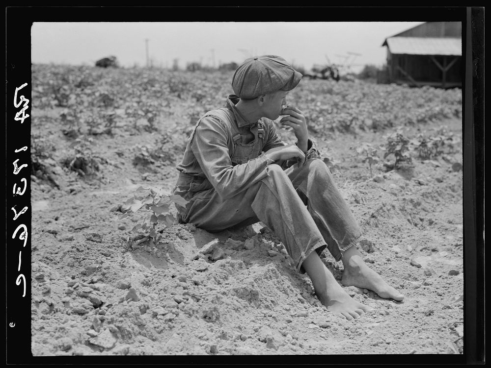 Sharecropper boy. Chesnee, South Carolina. Sourced from the Library of Congress.