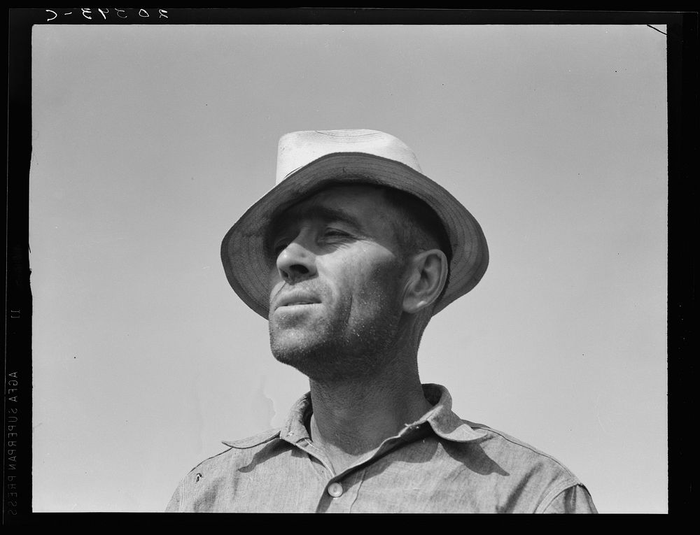 Washington, Yakima Valley, near Wapato. Rural rehabilitation client (Farm Security Administration). Portrait of Chris Adolf.…