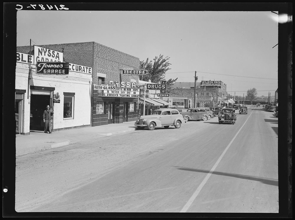 Main street Nyssa, Oregon. Saturday Free Photo rawpixel