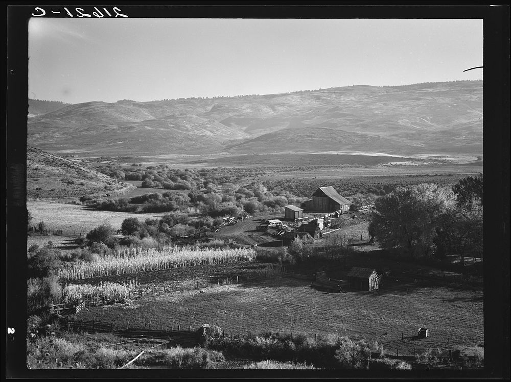 Squaw Valley farm. 640 acres, with sixty in tillable land, raises mainly livestock, Established about fifty years ago. Note…