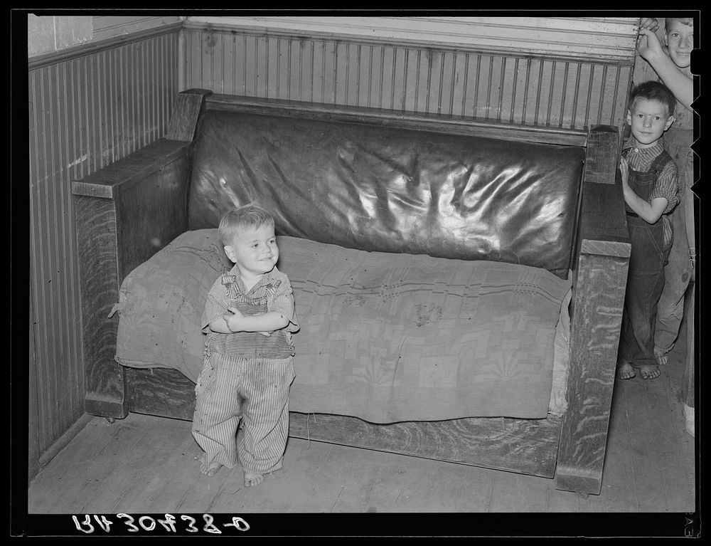 Child of Frank Weeks, WPA (Works Progress Administration) worker. Near Williston, North Dakota by Russell Lee