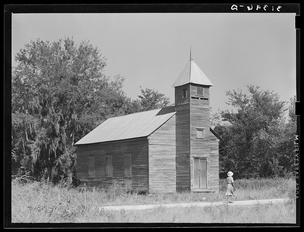  church near Paradis, Louisiana by Russell Lee