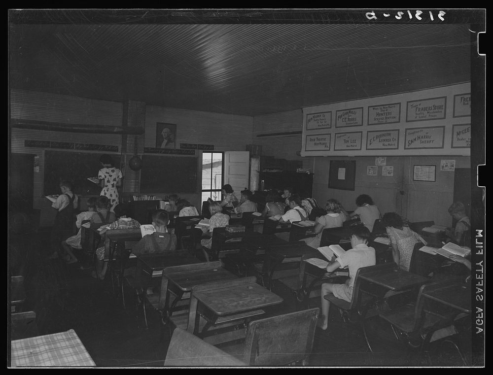 [Untitled photo, possibly related to: Primary school near Southeast Missouri Farms] by Russell Lee