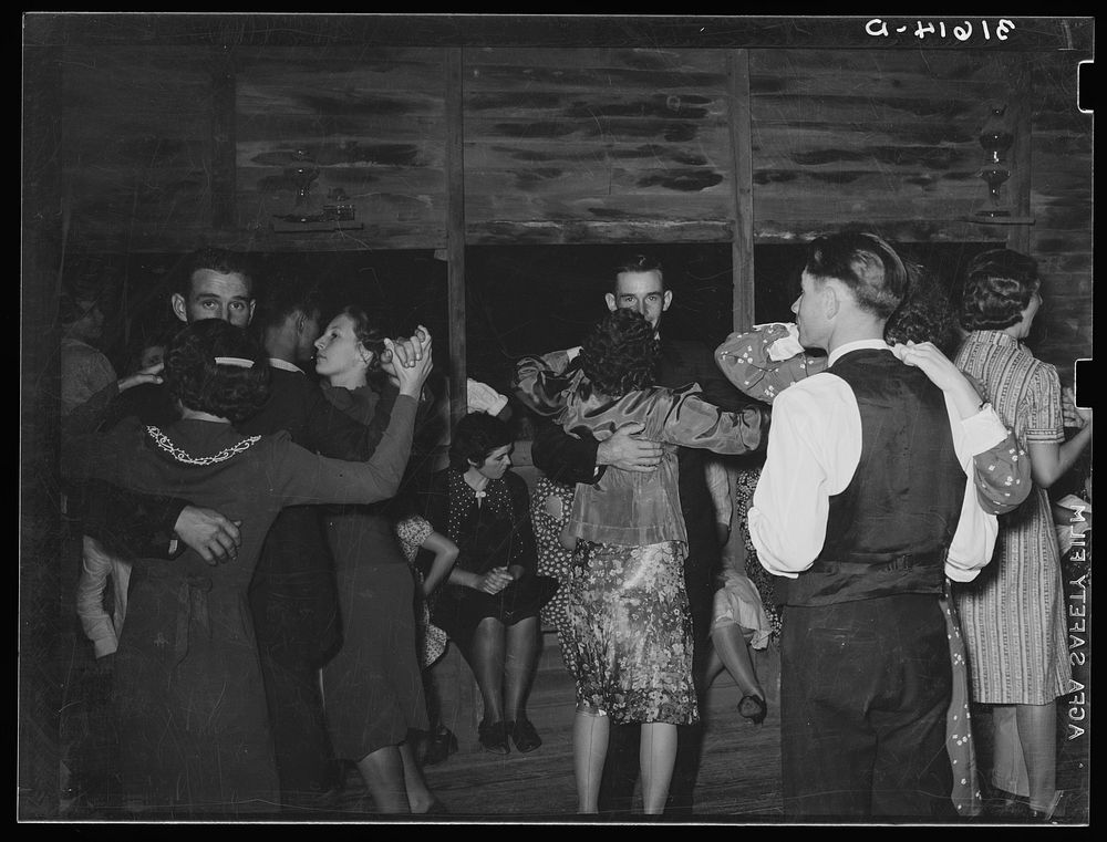 [Untitled photo, possibly related to: Fais-do-do dance. Crowley, Louisiana] by Russell Lee