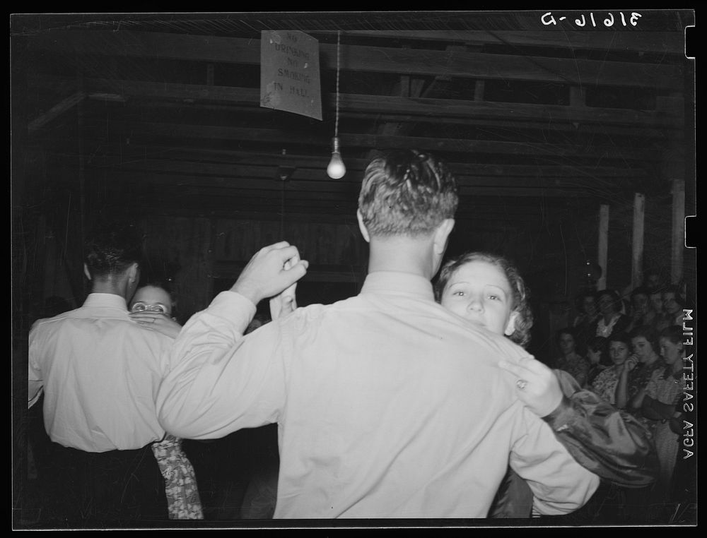 [Untitled photo, possibly related to: Fais-do-do dance near Crowley, Louisiana (see 31580-D for more information)] by…