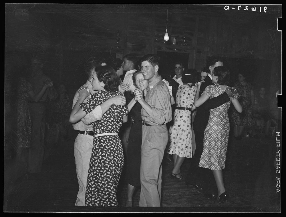 [Untitled photo, possibly related to: Fais-do-do dance. Crowley, Louisiana] by Russell Lee