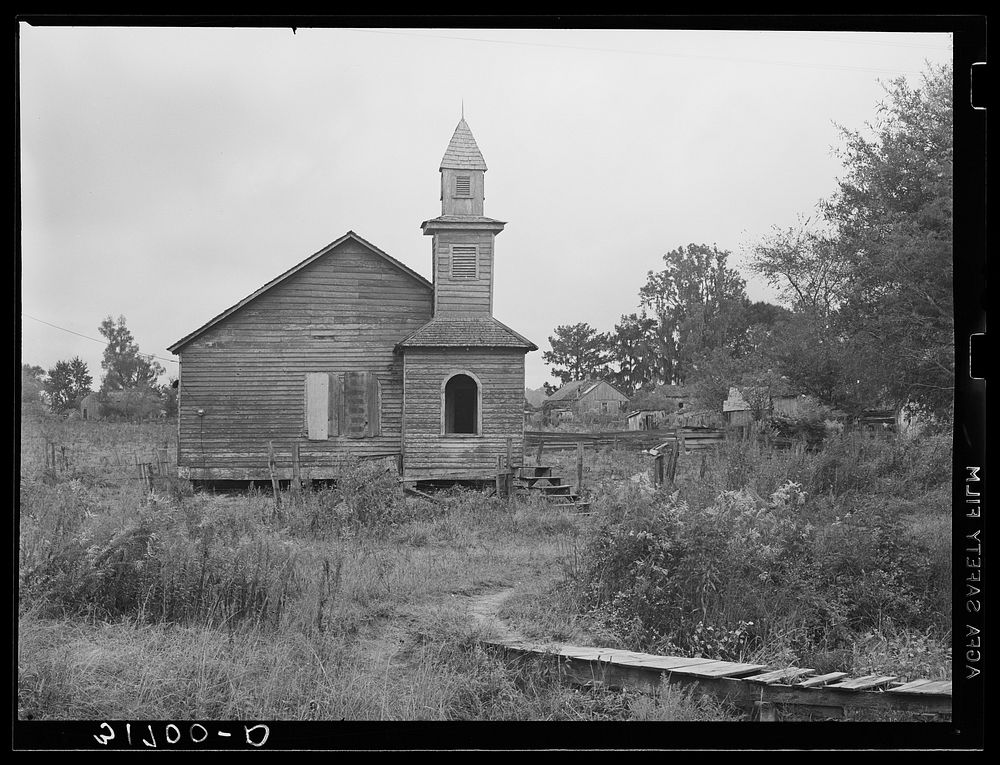  church near Krotz Springs, Louisiana. by Russell Lee
