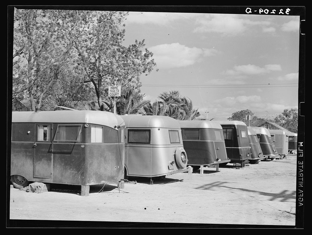 Trailer camp. McAllen, Texas by Russell Lee
