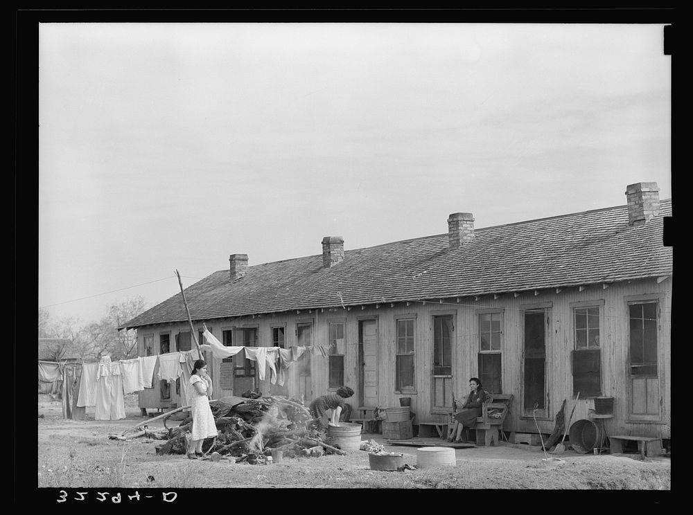 Mexican migrant housing. Edcouch, Texas. Free Photo rawpixel