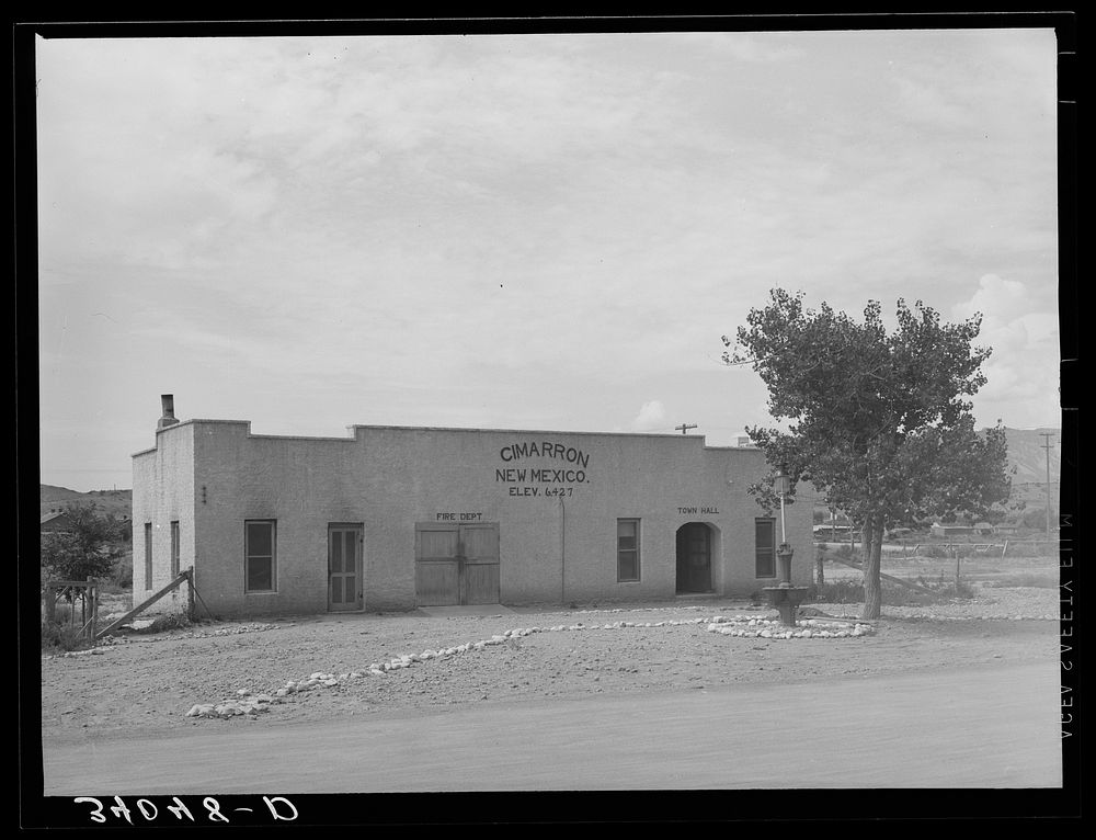 Town hall. Cimarron, New Mexico Free Photo rawpixel