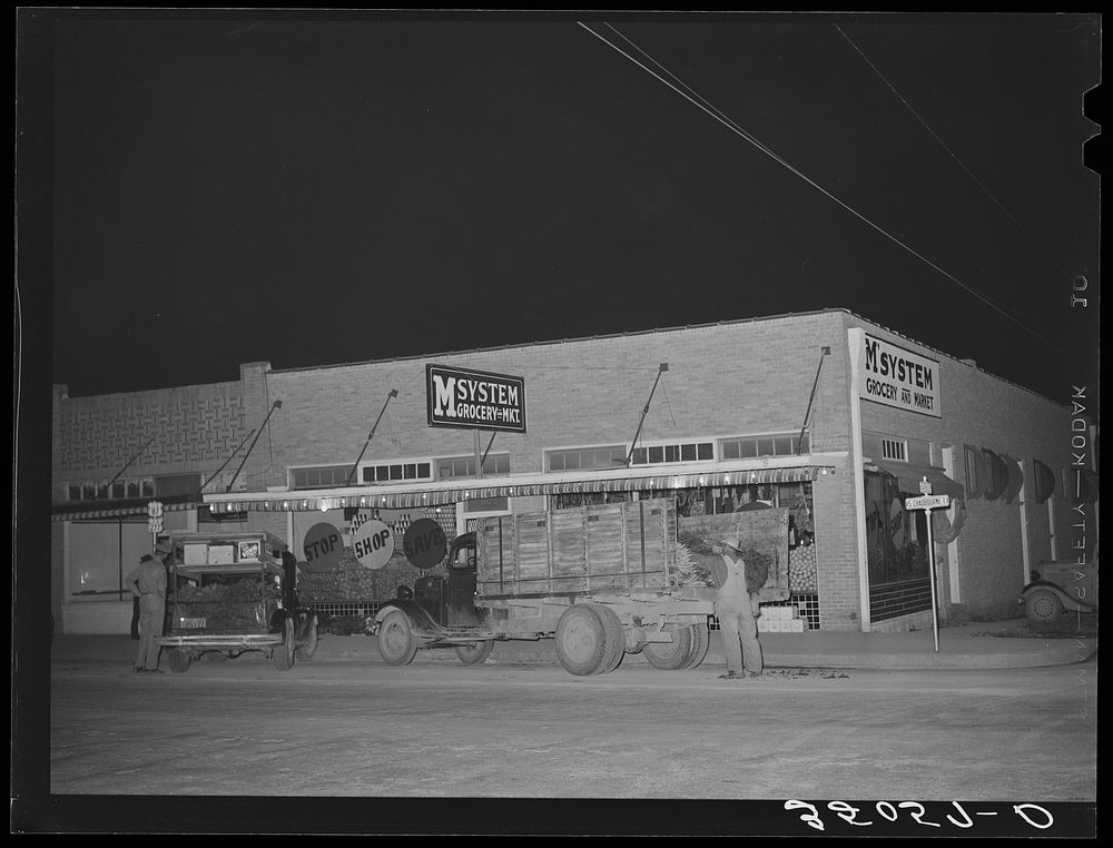 Morning activity retail grocery store. Free Photo rawpixel