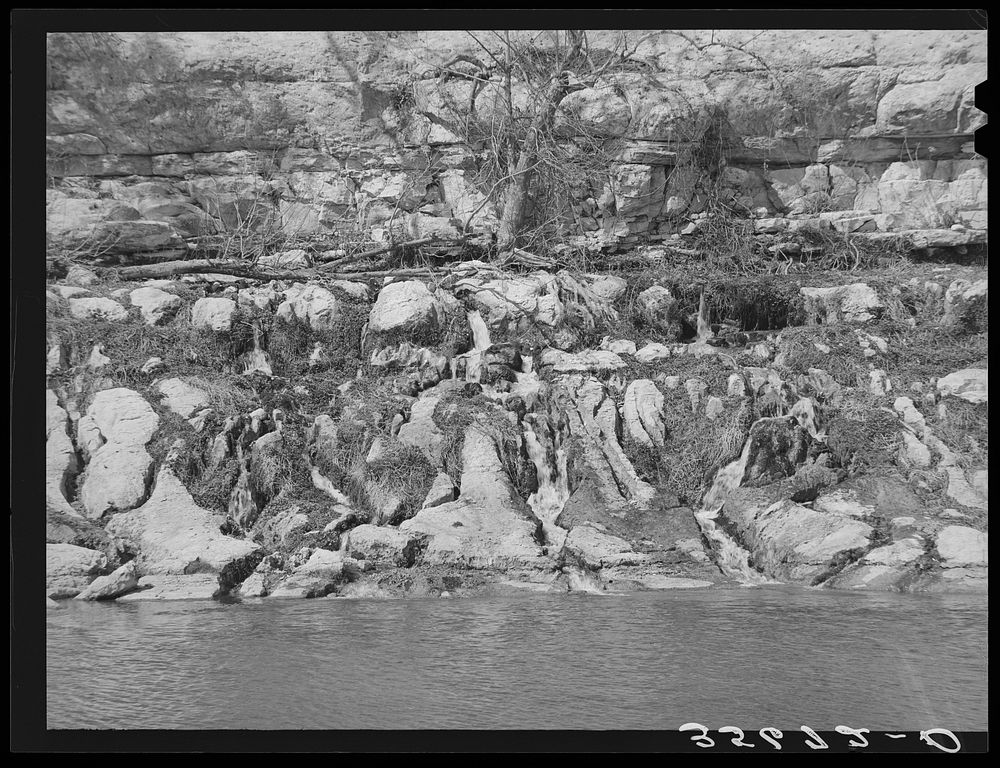 Seven hundred springs on the Llano River in Kimble County, Texas. There are numerous springs throughout this section but…