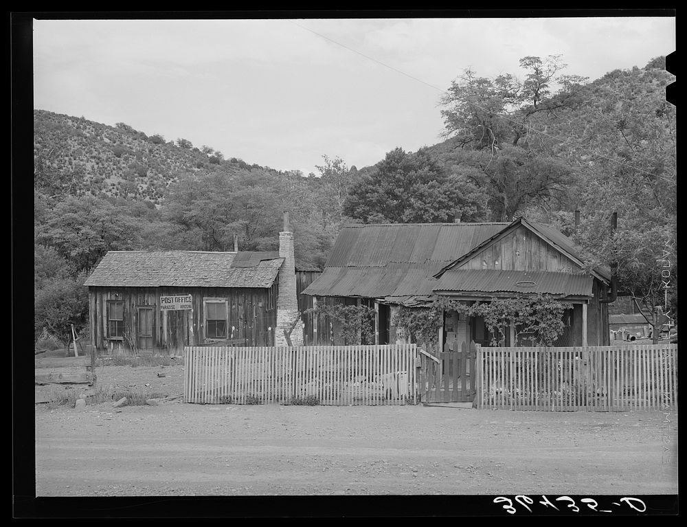 A residence and post office at Paradise, Arizona, former center of mining development, now a fruit section by Russell Lee