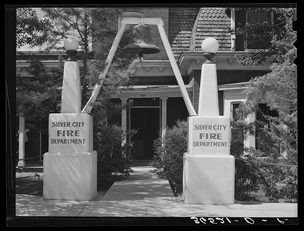 Entrance Silver City Fire Department. Free Photo rawpixel