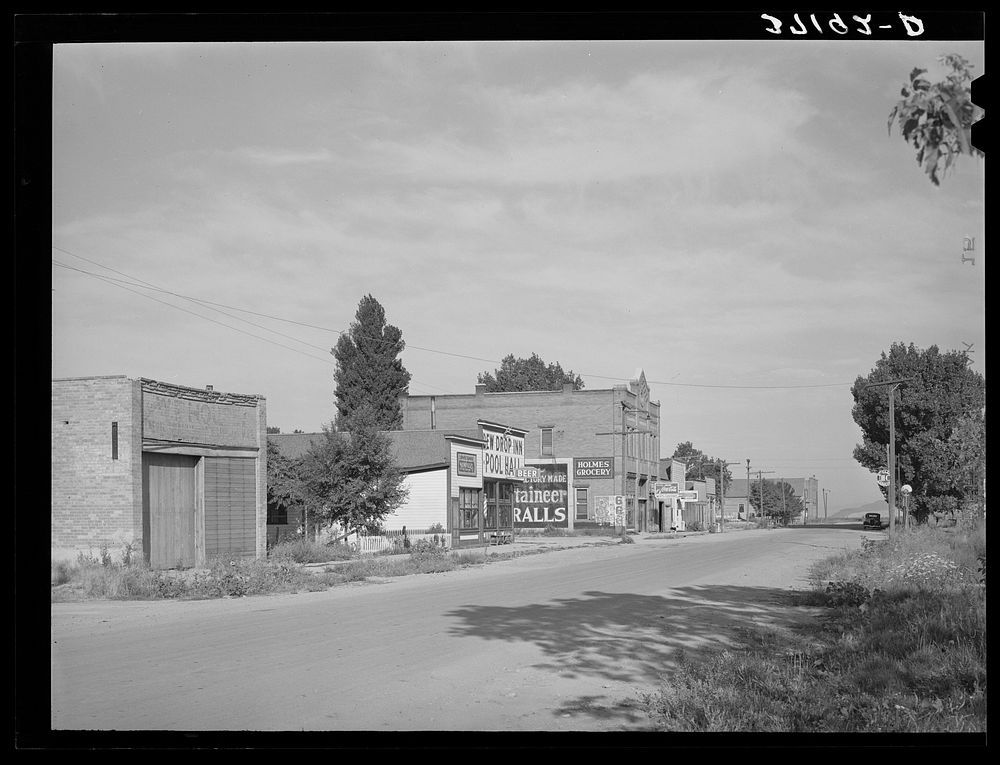 Main street of Corinne, Utah. Free Photo rawpixel